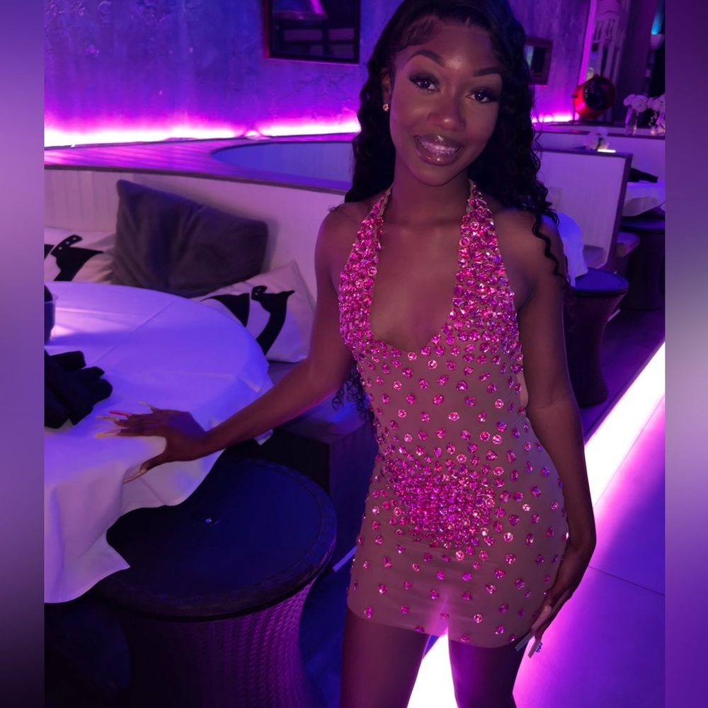 Alglist pink panther dress